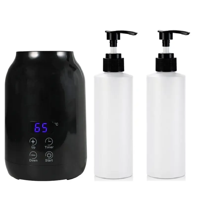 

ABKW-Touch Screen Controlled Electric Massage Oil Warmer Heater With Dual Dispensers, For SPA, Salon, And Home Use EU Plug