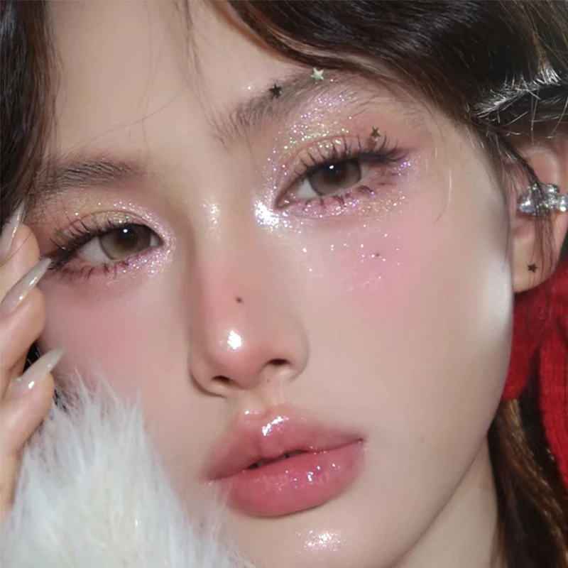 9 colori fiocco di neve diamante palette di ombretti glitter evidenziatore palette di ombretti occhi lucidi palette di trucco occhi strumenti per il trucco