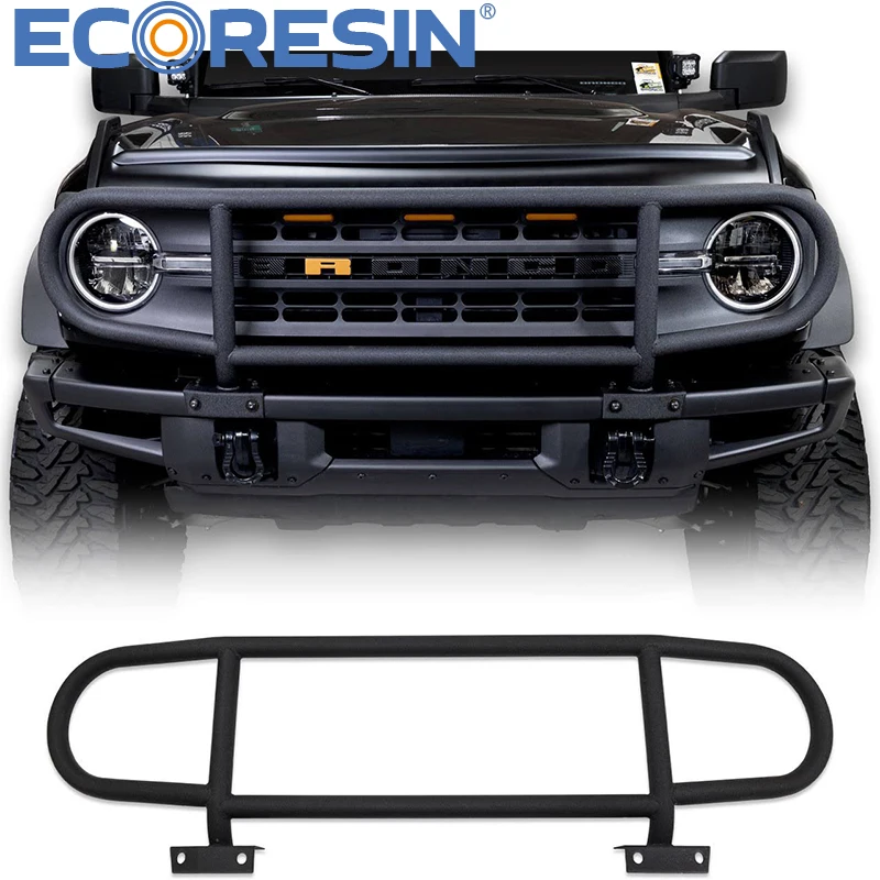 Car Bumper Off-road Exterior Accessories For Ford Bronco Front Lip Bull Bar 2021 2022 2023 4Doors 2Doors