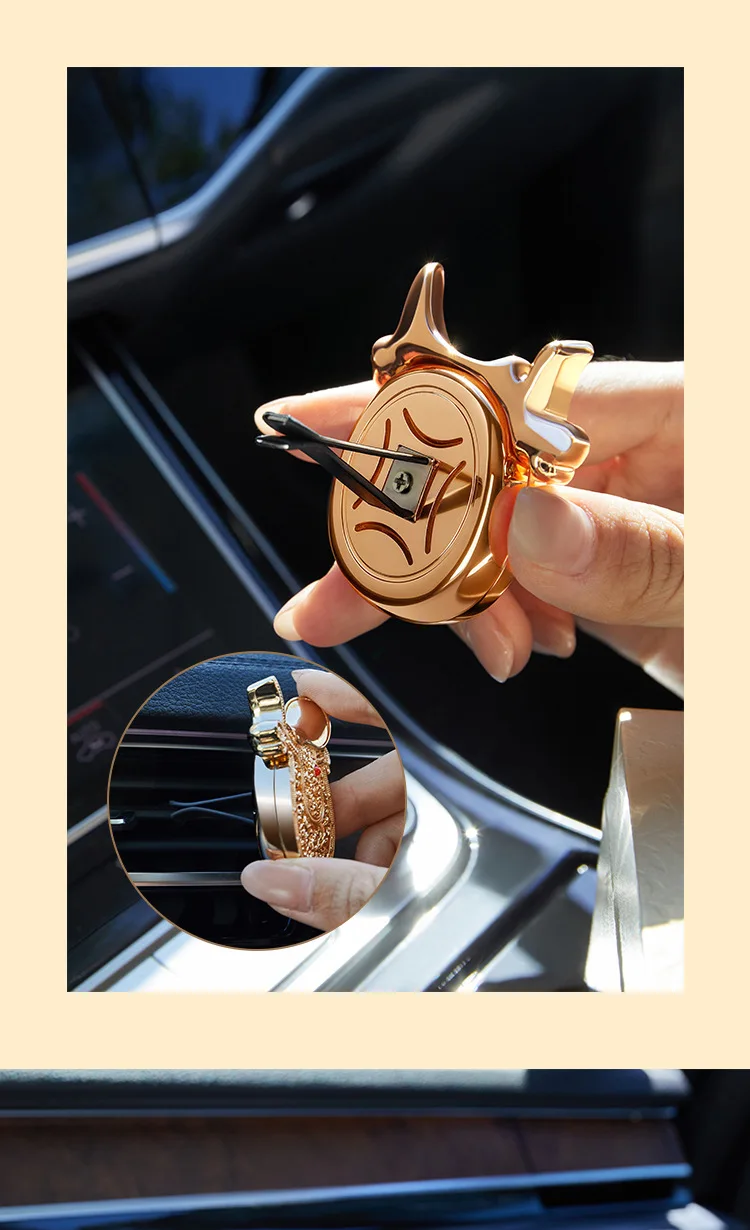 Flat saddle saddle car aromatherapy out trend decoration Year of the Horse Museum merchandise birthday gift