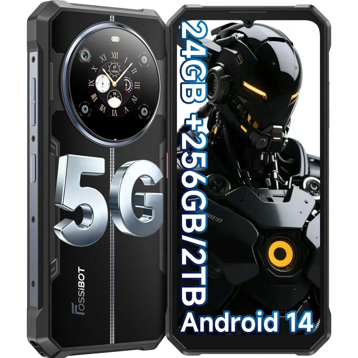 Fossibot F109 Smartphone 8GB 256GB 5G Rugged Phone 10600mAh 6.745