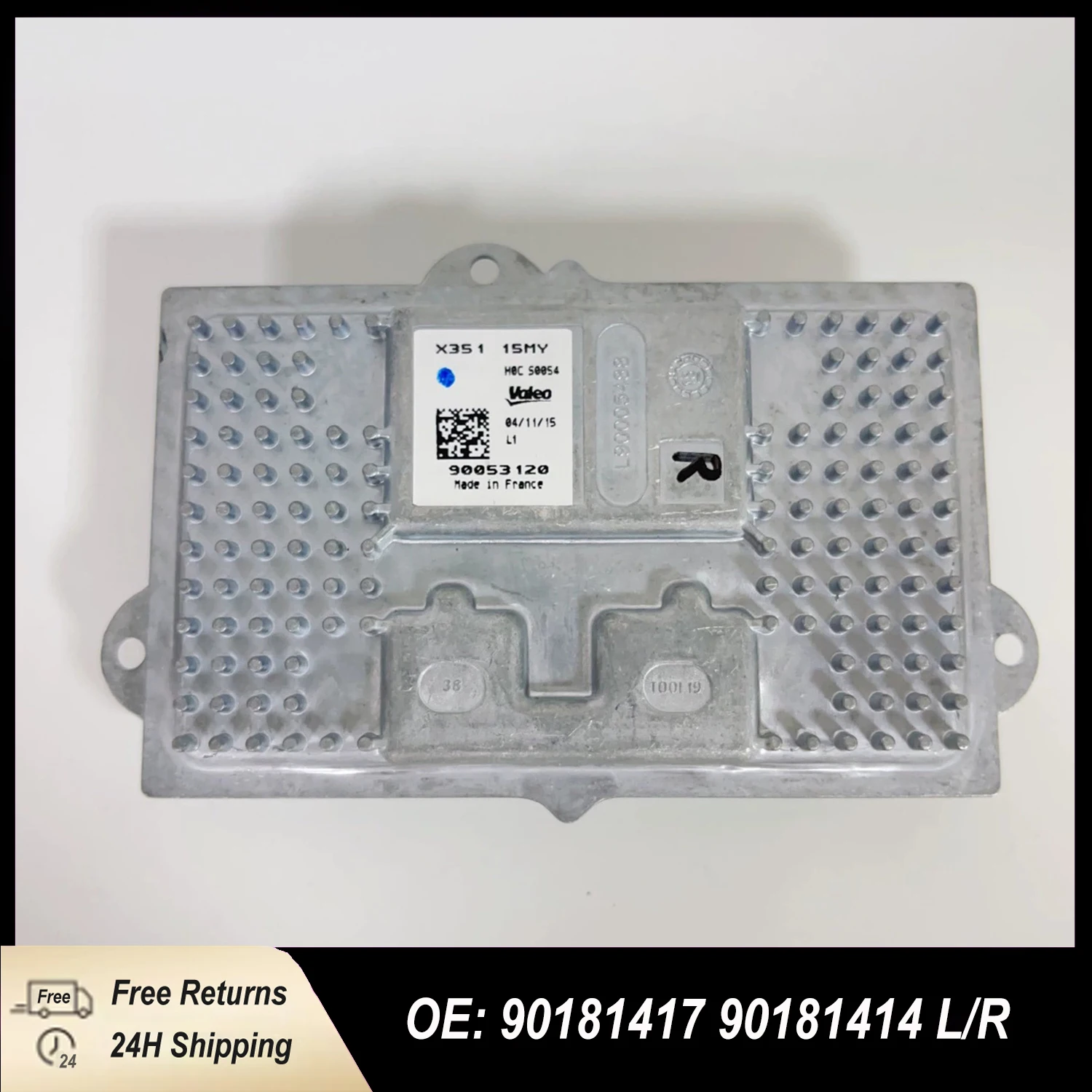 

Headlight LED driver unit Angel Eye Light Source DRL module For Jaguar XJ XJL 90044766 90044767 90053120 B9906-F B8886 ballast