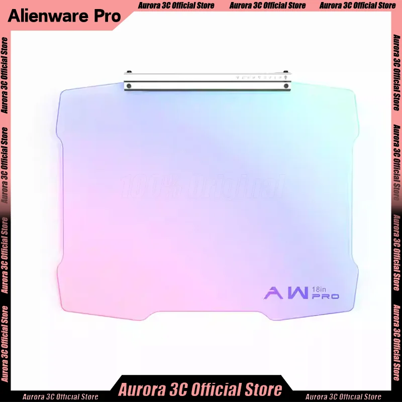 

Alienware Pro MousePad Фотоэлектрический стеклянный коврик для мыши Bluetooth Коврик для мыши RGB для ноутбука Киберспорт Настольный коврик для геймера Пользовательский игровой коврик для мыши
