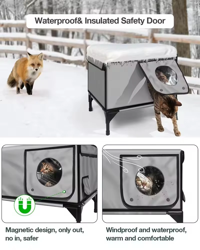 

Cat Litter Outdoor Heating Insulation Cat Litter Foldable Cat Cage Cat Delivery Room Pet Fence Tent