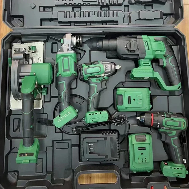 004 Hebei OEM Hot Selling And High-Quality battery powered drill Cordless Brushless Drill Power Tool Set