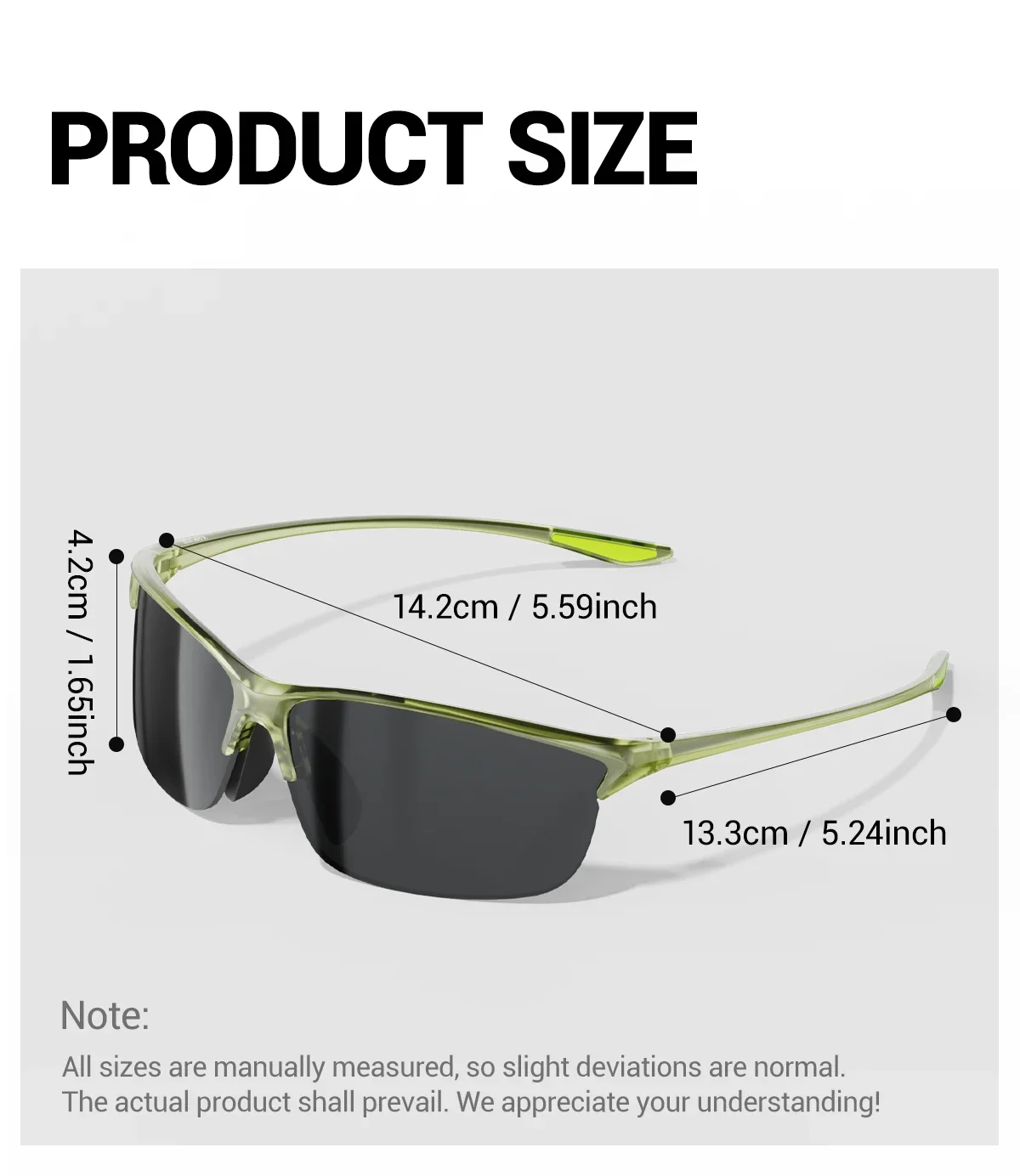 Kapvoe 2026 Wanderbrille Photochrome Radsport-Sonnenbrille Laufbrille Sportbrille für Outdoor-Aktivitäten Hochbelastbare Hochelastische Schutzbrille – Detail 22