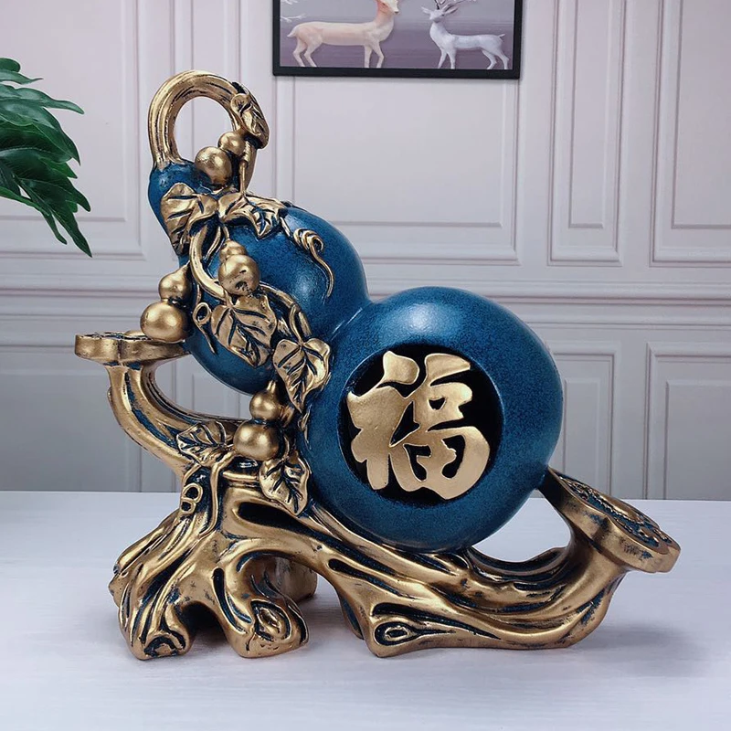 Traditional Chinese Crafts Bless Good Luck Wu Lou Hu Lu Cucurbit for Wealth Natural Feng Shui Kai Guang Gourd  Enhance Peaceful