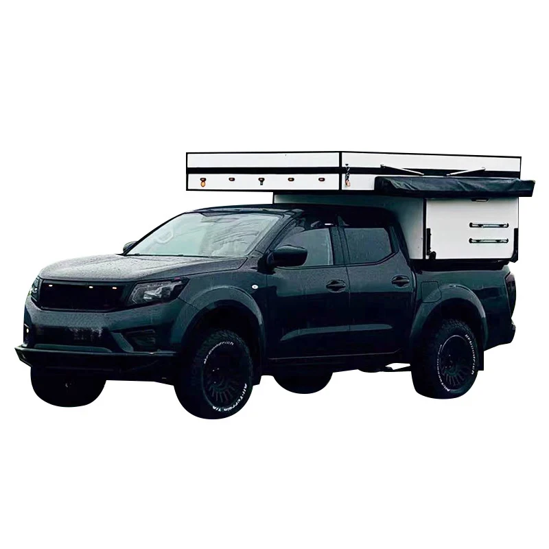 Suitable Retractable Truck Bed Cover Folding Backpack-Style RV Trunk Accessory Pickup Truck Rooftop Camping Tent