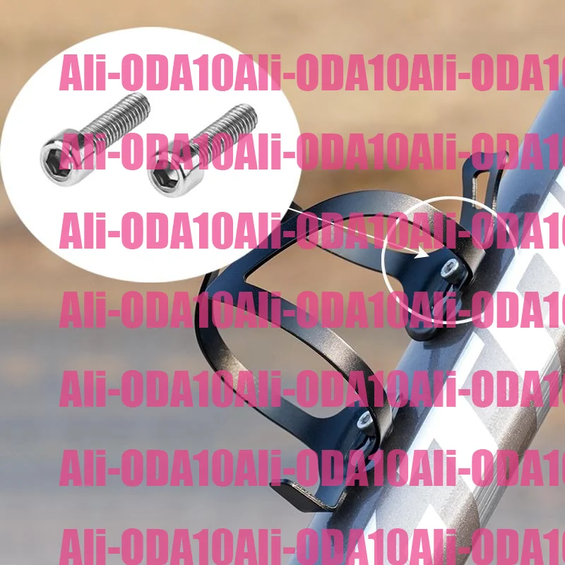 

ODA10-10/20pcs Bike Water Bottle Holder Screw Mount Bolts M5*10mm Stainless Steel Hexagon Install Bike Bottle Cage Rack Screws