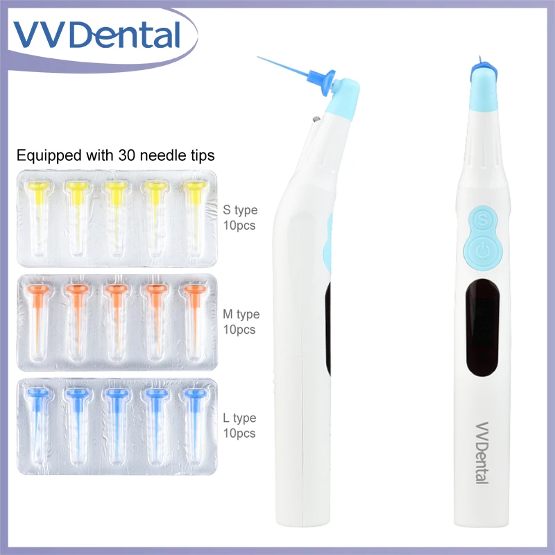 

Dental Endoactivator with 30 pcs Tips Wireless Ultrasonic Activator Washing Tooth Sonic Irrigator For Endodontic Root Canal