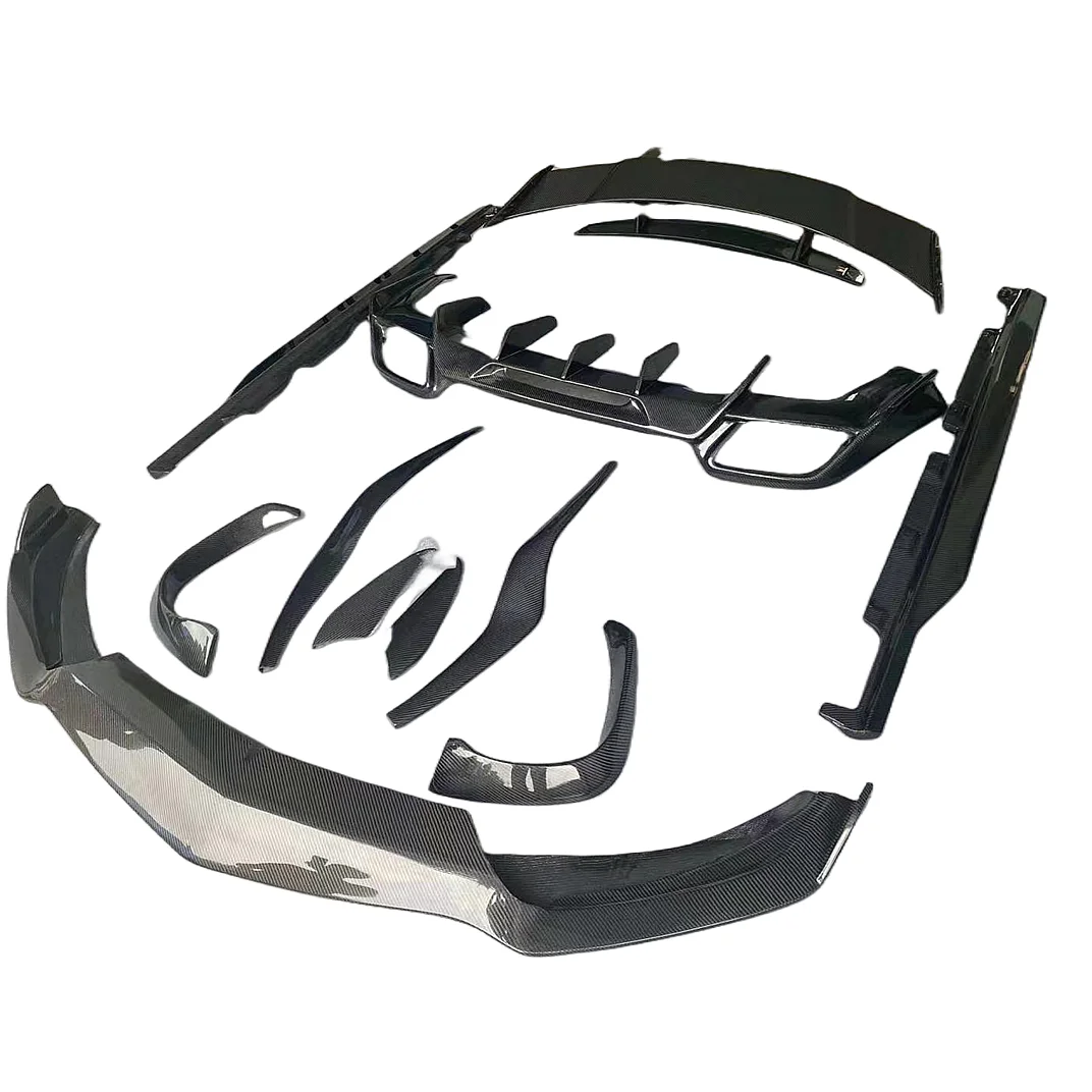 

Suitable for 15-18 Mercedes-Benz AMG GT GTS Modified RENNTECH Carbon Fiber Small Surrounding Front Lip Skirt Tail Wing
