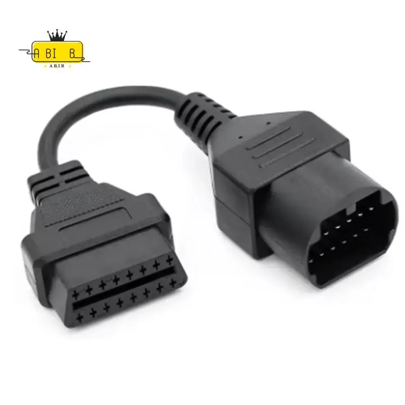 ABIB -OBD2 Extension Cable OBD To OBD2 16Pin Connector For Mazda 17 Pin For IDS VCM2 J2534 OBD2 Car Diagnostic Auto Tool