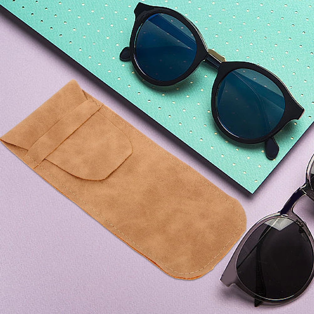 

2pcs Glasses Case Soft Protective Bag for Sunglasses Eyewear Travel Storage Pouch Portable Eyeglass Bag