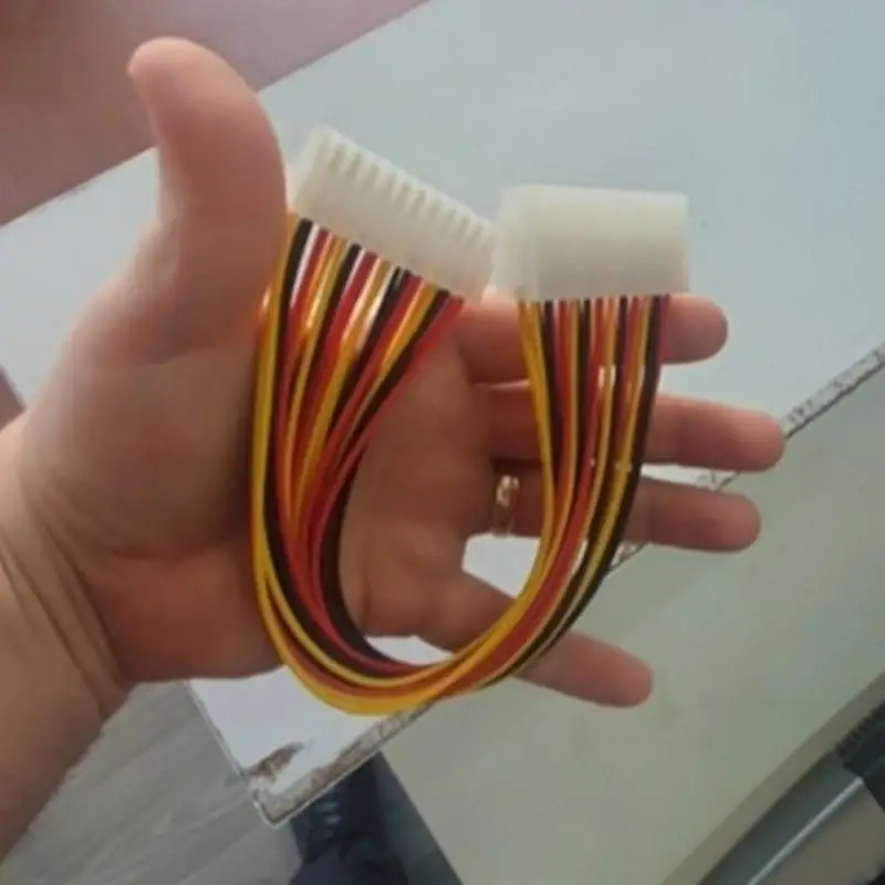 30cm ATX 24 Pin Male To 24Pin Female Power Supply Extension Cable For Internal PC PSU TW Power Lead Connector Wire Power Supply