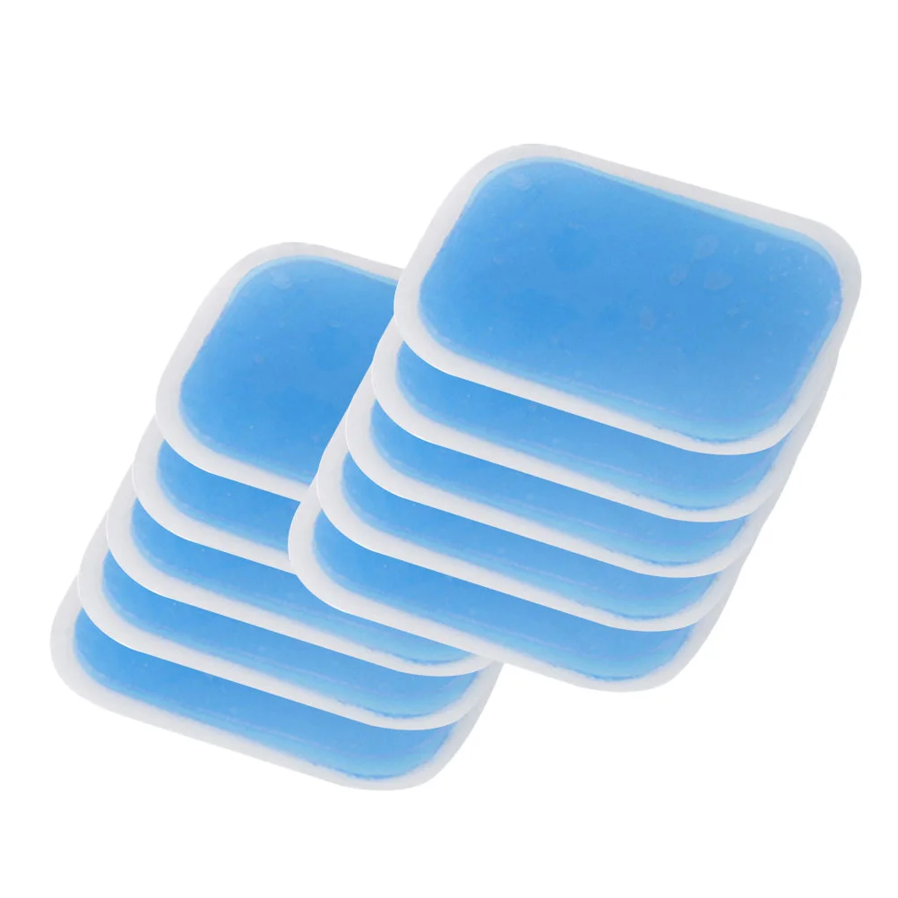 

10Pcs Pads for ABS Toner Abdominal Muscle Trainer Replacement Gel Sheets Slimming Massage Machine Conductive Adhesive