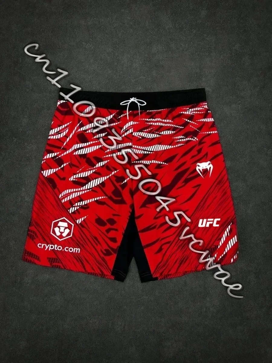 

Новые мужские быстросохнущие летние спортивные дышащие шорты UFC для фитнеса, удобные, влагоотводящие, для бокса и единоборств