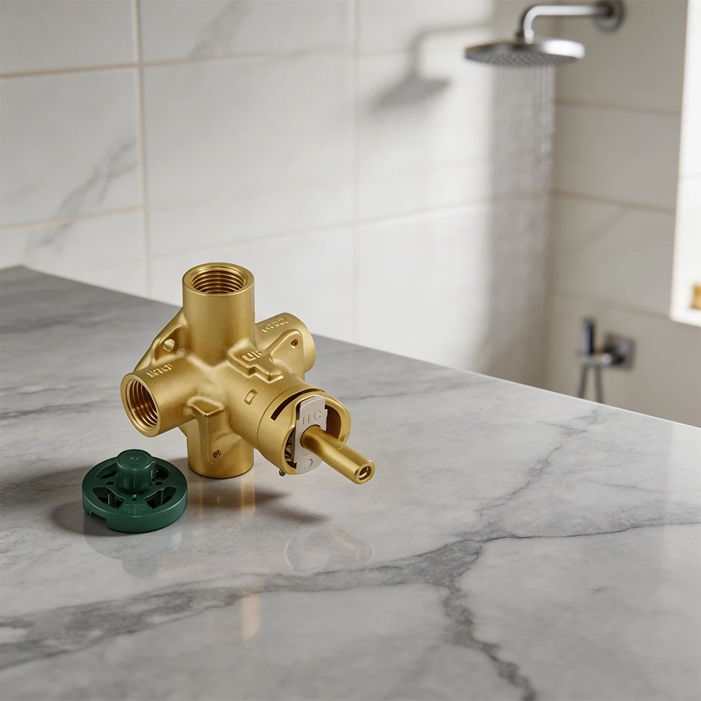 

Pressure-Balanced Brass Shower Valve Compatible With For Posi-Temp For Trim Kit 1/2-Inch IPS Replacement For 2510 Series