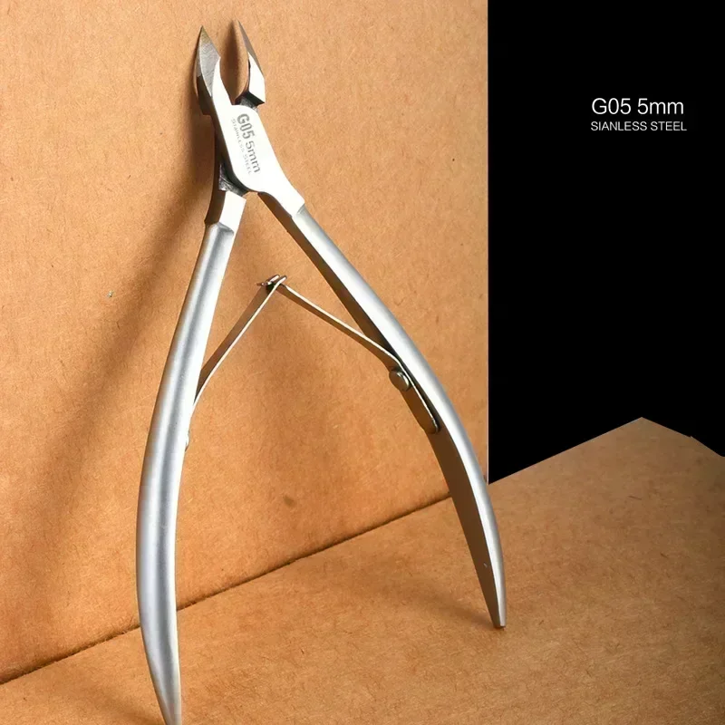 1pc Nail Nipper New Stainless Steel Fingernails  Professional Cuticle Trimmer Remover for Manicure Supplies Toenails Dead Skin
