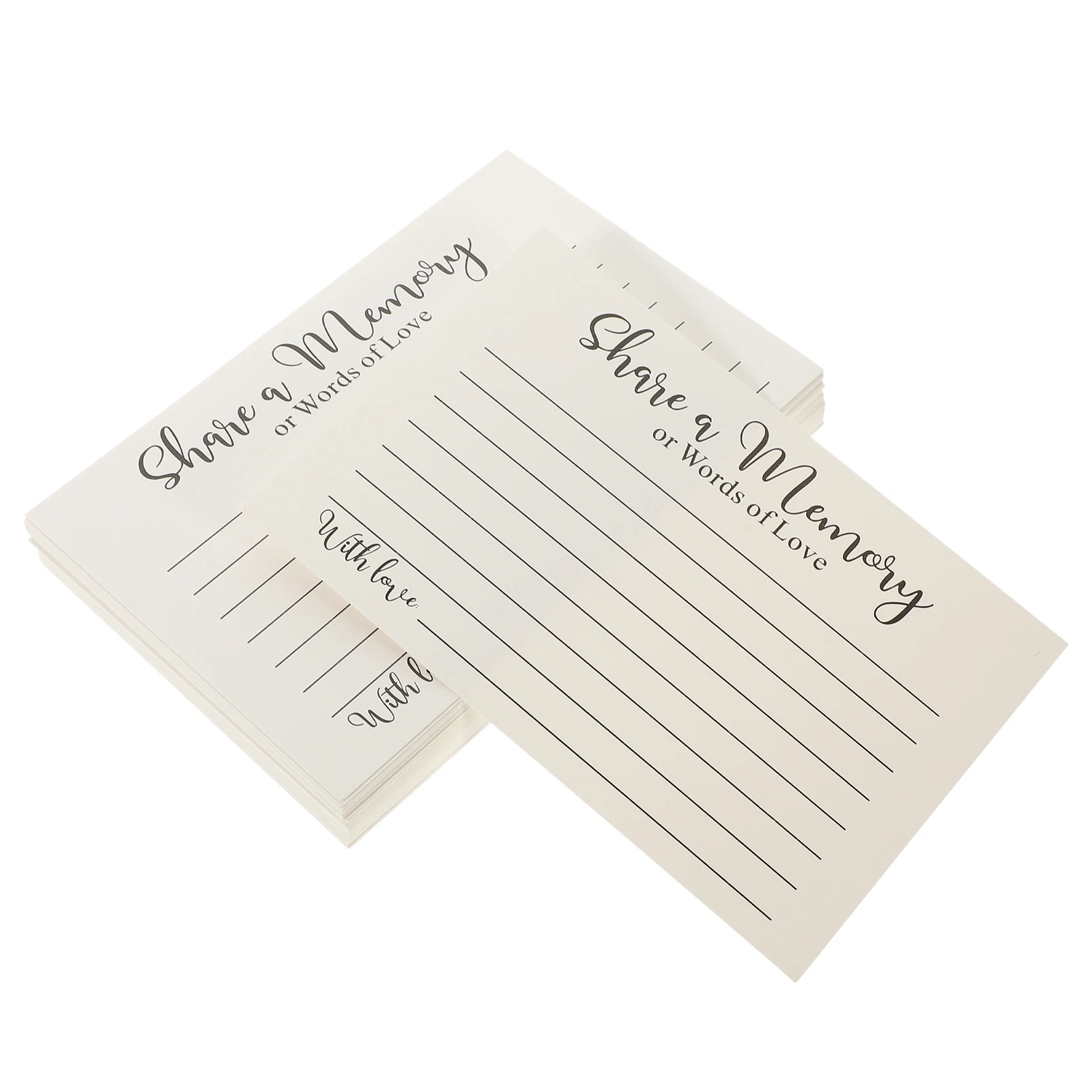 

1pcs 50 Sheets Envelope Cards for Bereavement Funeral Wedding Memory Gift Attendance Bride Celebration Accessories Memo Writing