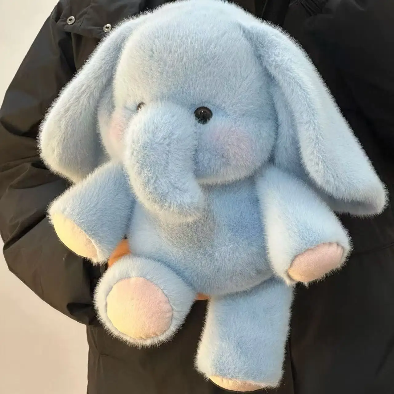 走る象のぬいぐるみ-かわいい女の子の誕生日プレゼント-回転式360度-男女兼用-ppコットン素材