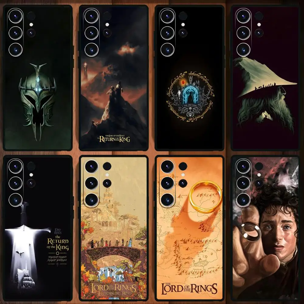 Чехол для телефона Classic movies T-The L-Lord Of The R-Rings для Samsung Galaxy S25 S24 S23 S22 S21 S20 Plus Ultra Note20 Мягкий черный