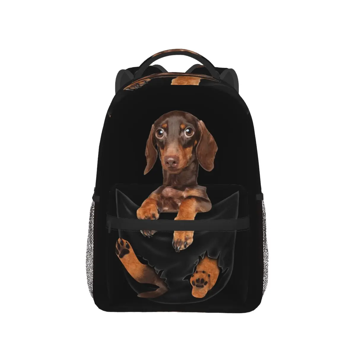 

Dachshund Sausage Badger Wiener Dog Backpack Hot Sale Daypack Large Capacity Boys Girls BookBag School Bag Shoulder Bags