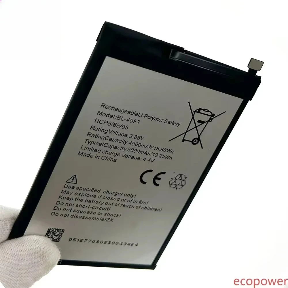 5000mAh Battery BL-49FT for Tecno Spark 5 Pro /  6 Go /  5 Air / Camon 15 / Pop 4 5 / Spark GO 2022 / 8P / 8C BL49FT