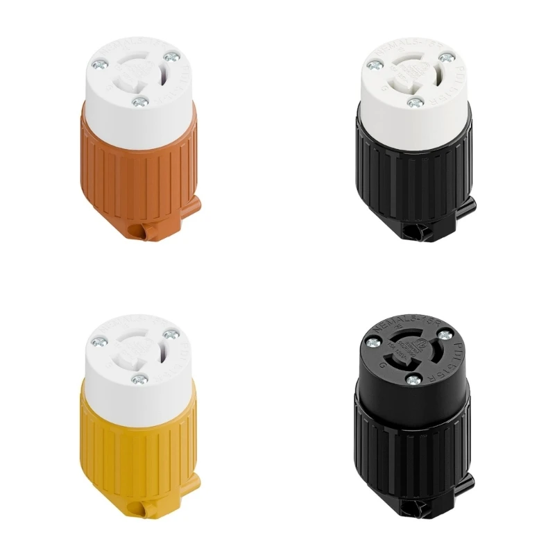 U2JE NEMA L5 15R Plug 15A 125V Power Plug Electrical Connector For Generator Industrial Equipment Outdoor Accessories