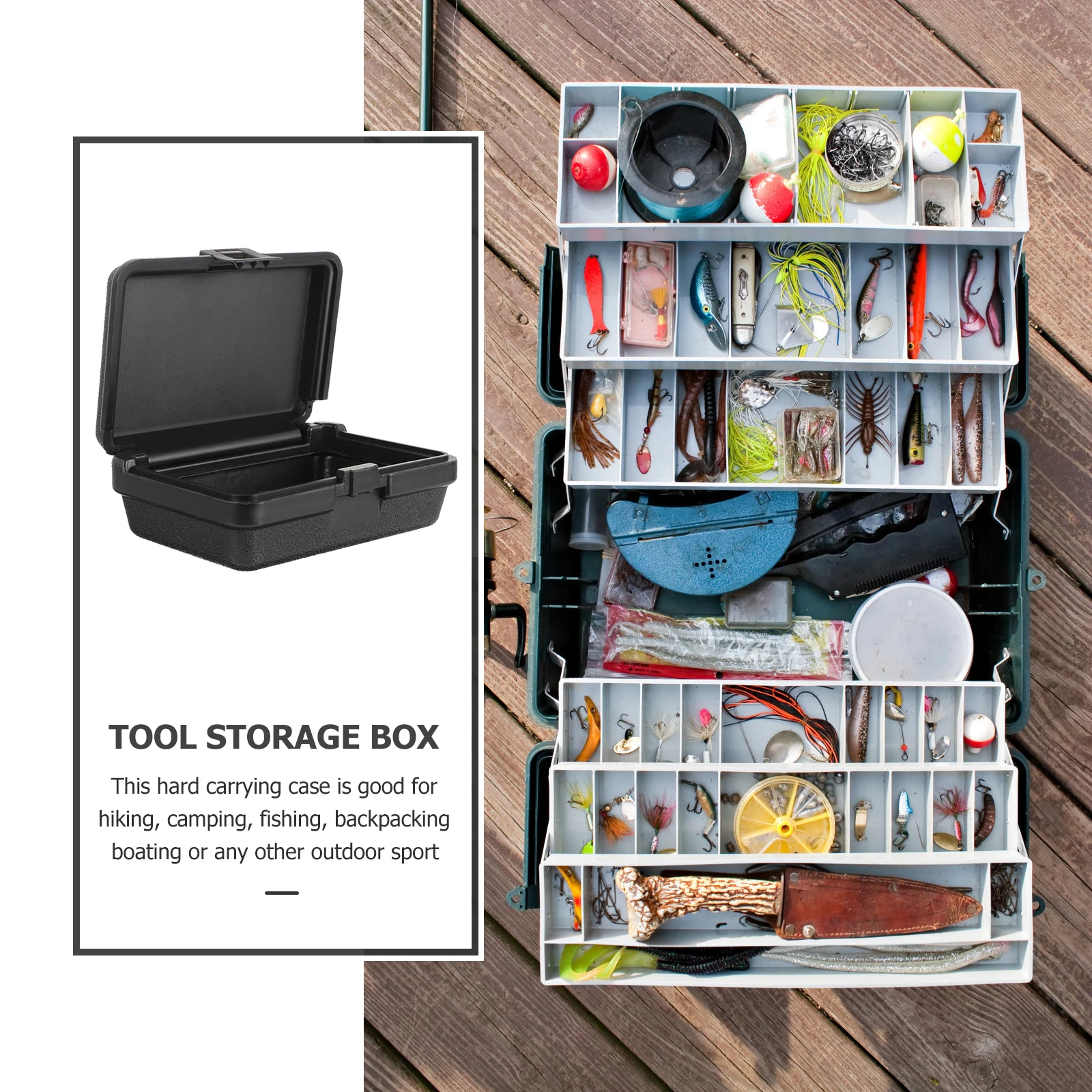 

Hard Case Car Tool Storage Box Small Portable Tool Container For Mechanics Electrician Outdoor Gear Heavy Duty Toolbox