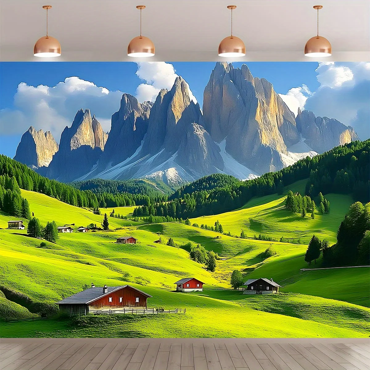 1Pc Swiss Alps Farm…