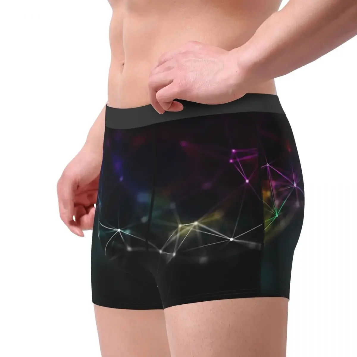 Model 3D Three Dimensional Underpants Homme Panties Male Underwear Print Shorts Boxer Briefs