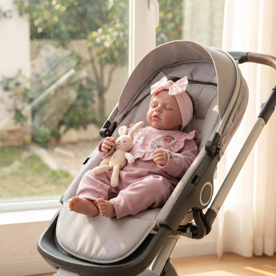 NPK 19inch Valentina Reborn Doll Newborn Lifelike Soft Touch