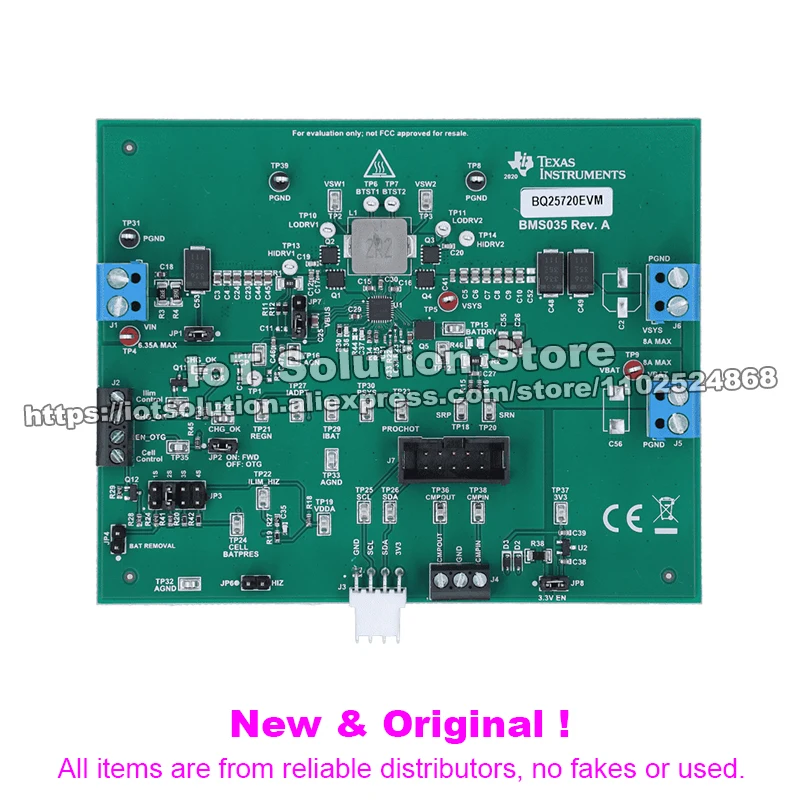 BQ25720EVM BQ25720 evaluation module SMBus, 1- to 4-cell, 8-A, NVDC buck-boost battery charger controller