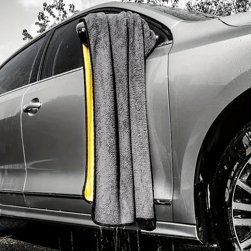 

1Pcs Car Drying Microfiber Towel Microfiber Cleaning Towel Car Cleaning Cloths Professional Detailing Car Wash Towel Accessories