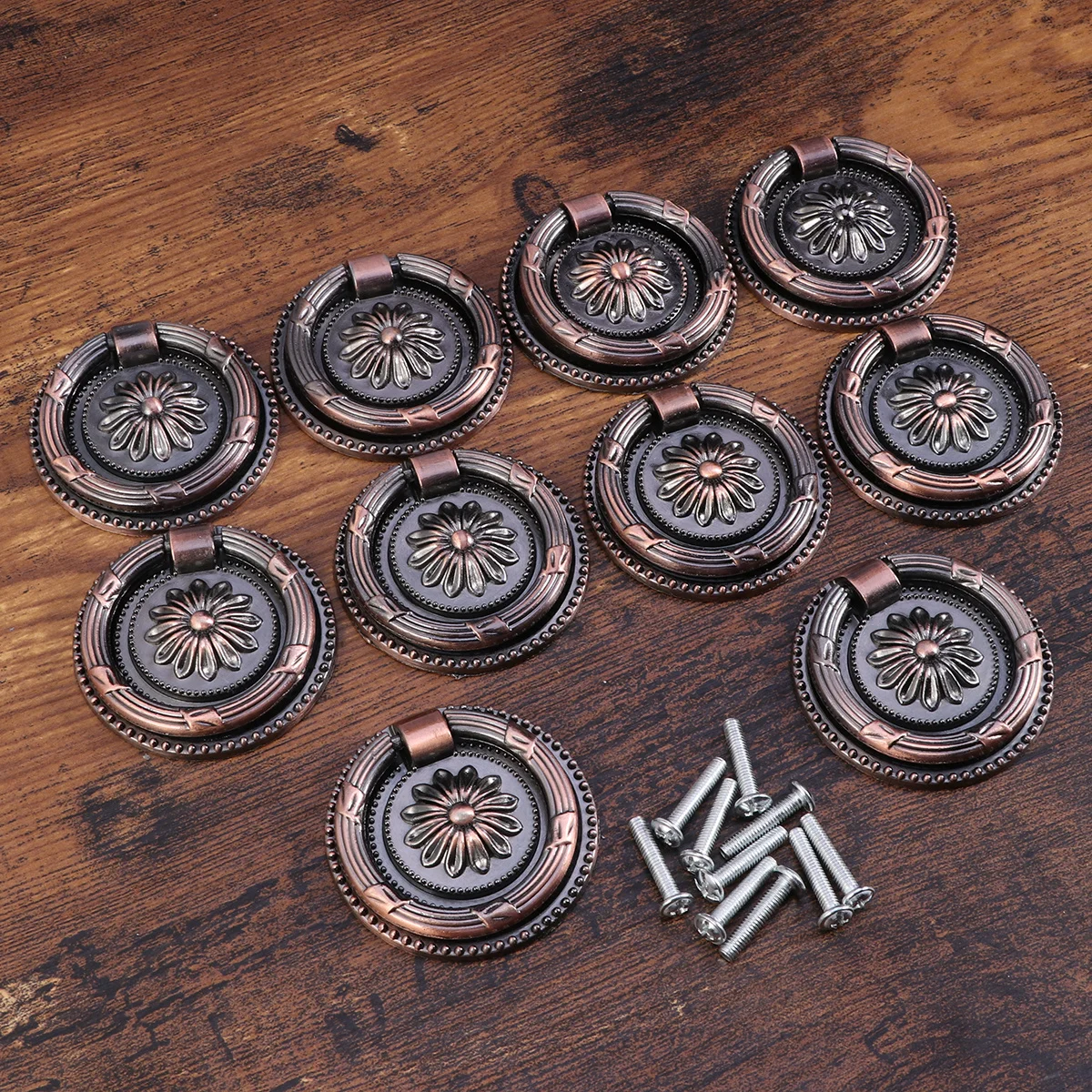 

Cabinet Pull Knob Ring Furniture Hardware Handles Replacements Decoration Drawers