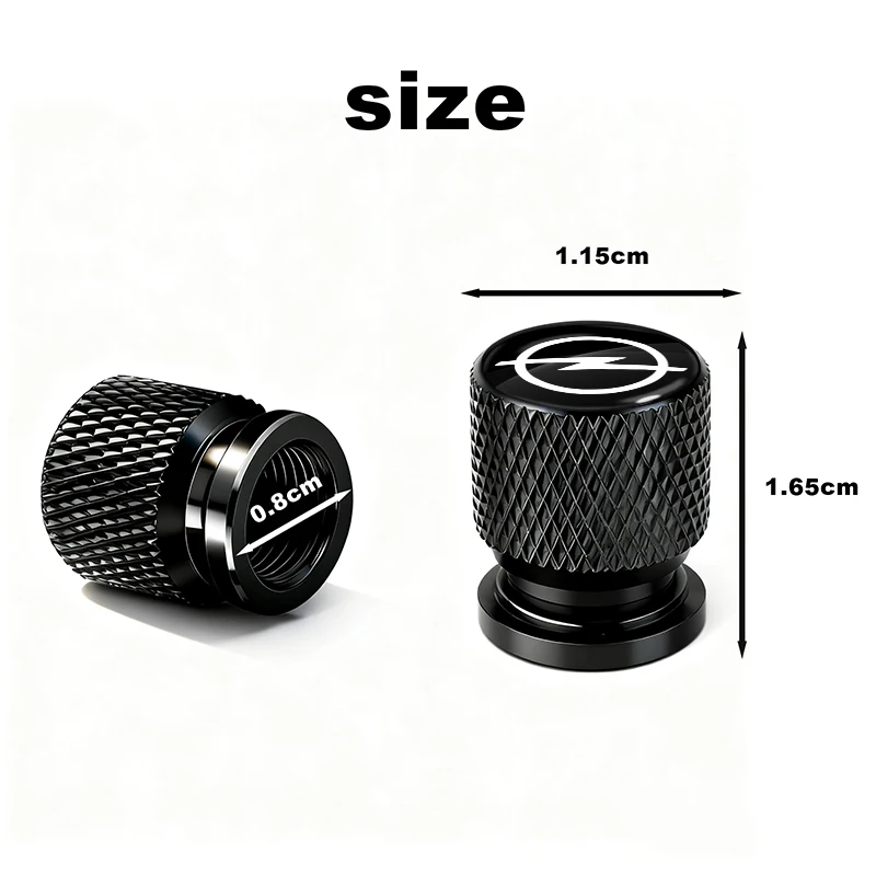New Car Wheel Tire Valve Caps Air Stem Covers Accessories For Opel Astra j Insignia Astra g Corsa Zafira b Mokka Vivaro Meriva