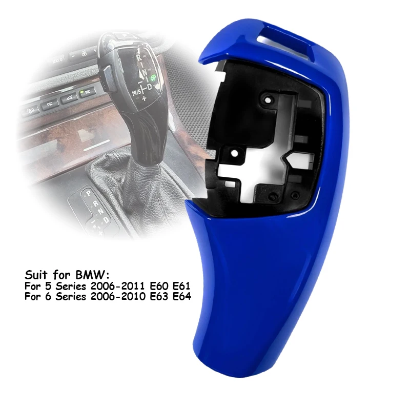 Auto-Schaltknauf-Abdeckung für BMW E60 5er-Serie 2006-2011/6er-Serie 2006-2010 E61 E63 E64 Auto-Schaltzubehör Reparatur-Set – Detail 5