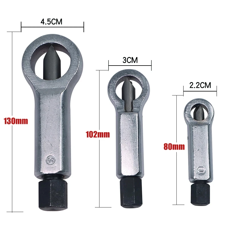 3 Kim Loại Hạt Bộ Chia Nứt Phá Áp Bằng Tay Hạt Nứt Tẩy Máy Hút Dụng Cụ 9-12Mm/12-16Mm/16-22Mm