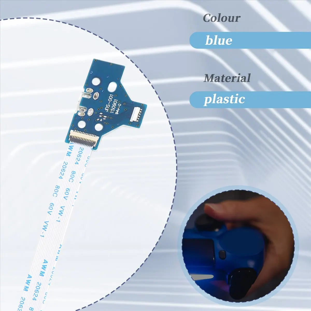 Essential 2 Sets For for Replacement Parts With 14 Pin Cable USB Charging Port Socket Board -001
