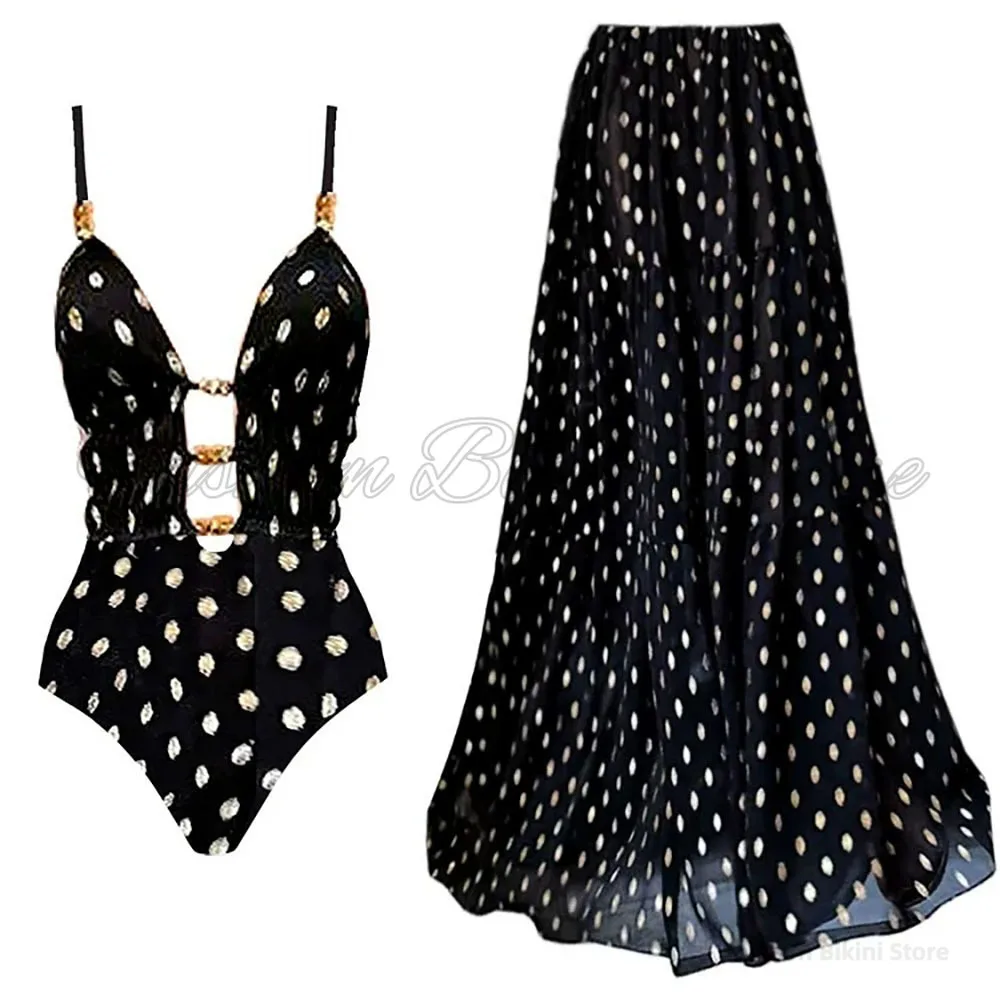 2026 High Quality One Piece Swimsuit Floral Ruffle Printed Push Up Women Bikini Set Swimwear Slimming Bathing Suit Beach Wear