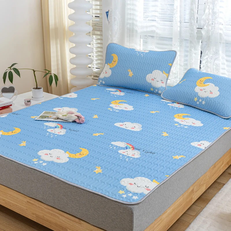 بارد لينة تنفس اللاتكس التبريد حصيرة 1/2/3 قطعة طوي المحمولة آلة قابل للغسل الصيف غرفة نوم غرفة الضيوف شقة BnB #2