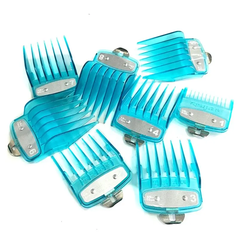 B06B-Clipper Guard Set 8-Pieces Premium Professional Clipper Guide Comb Set For Most For Wahl Clippers