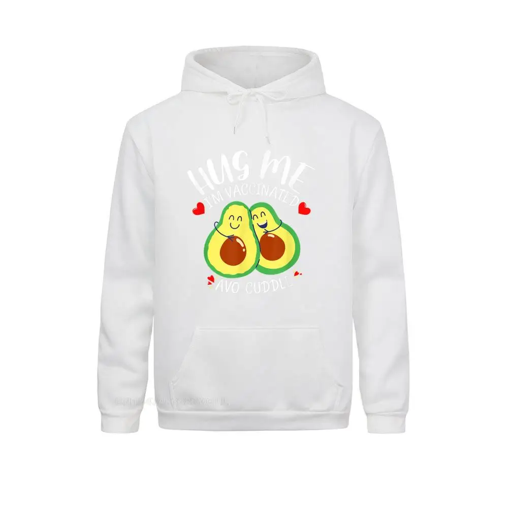 Hug Me Im Vaccinated Avocado Women Funny 3D Style Hoodies Summer/Autumn Sweatshirts Long Sleeve Clothes