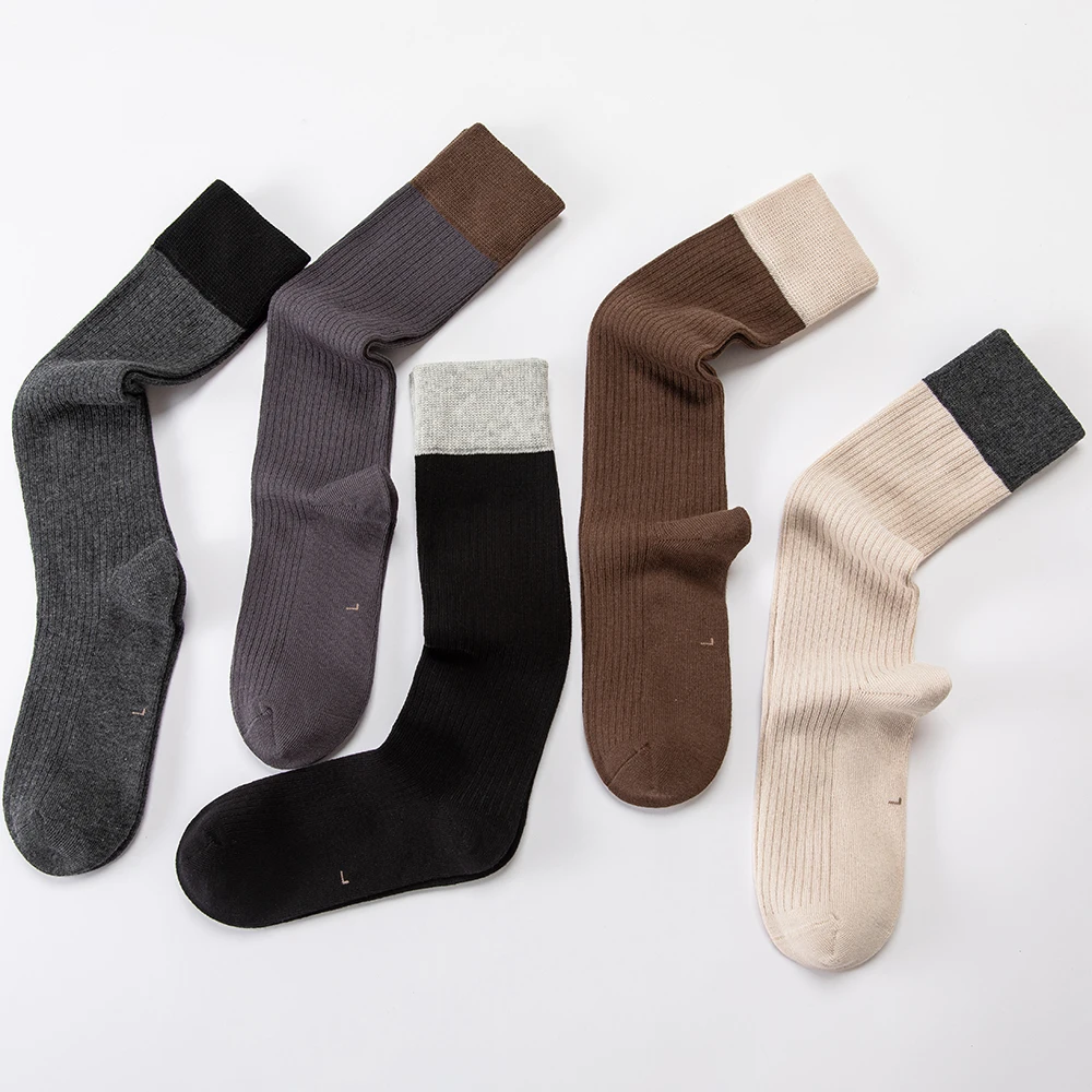 New Winter Teenage Girls Knee High Socks Warm Casual Ribbed Kids Long Socks School Children‘s Leg Warmers Toddlers Stockings