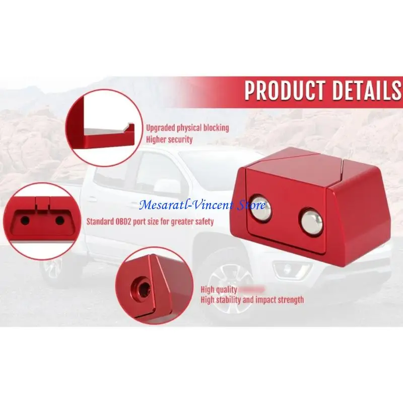 A70F Universal OBD II Port Guard Security Lock Using Unique Suitable for Theft Prevention&Privacy in Vehicles