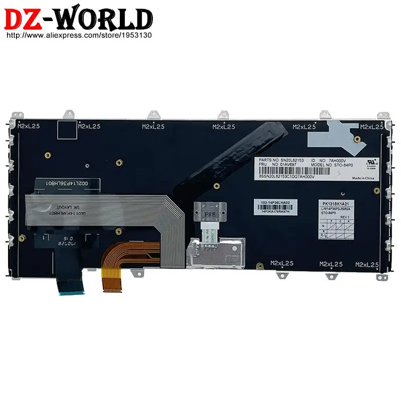 PT IT BR FR CFR CFA BE CFB Portuguese Canadian French Italian Brazilian Keyboard For Lenovo Thinkpad X380 Yoga 370 S1 4th AZERTY