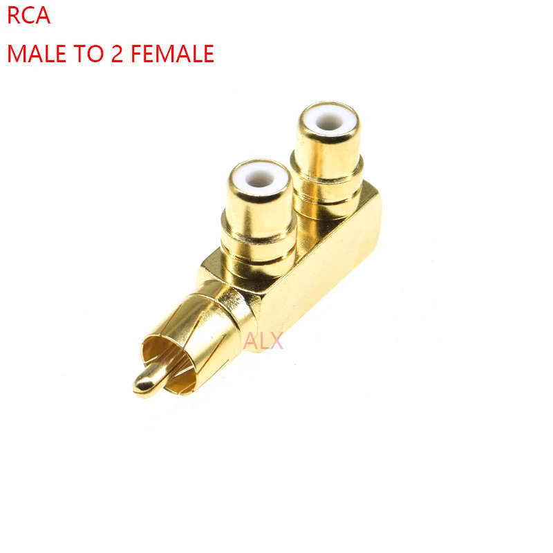 Rca 1 Male To 2 Fem… - image