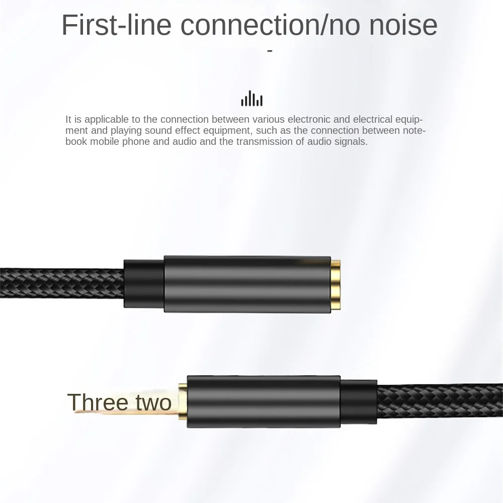 Игровой кабель для наушников Cloud Alpha, сменный кабель в нейлоновой оплетке, Прямая поставка