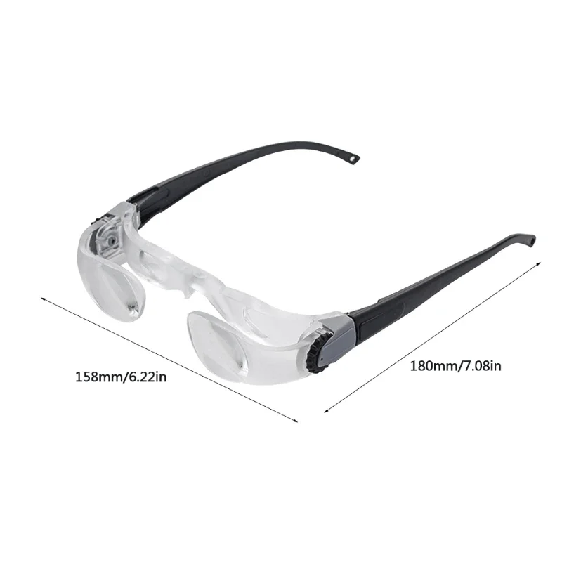 TV Magnifying Glasses 2.1x TV Glasses Distance Viewing Television Magnifying Goggles Magnifier Magnifying Glasses