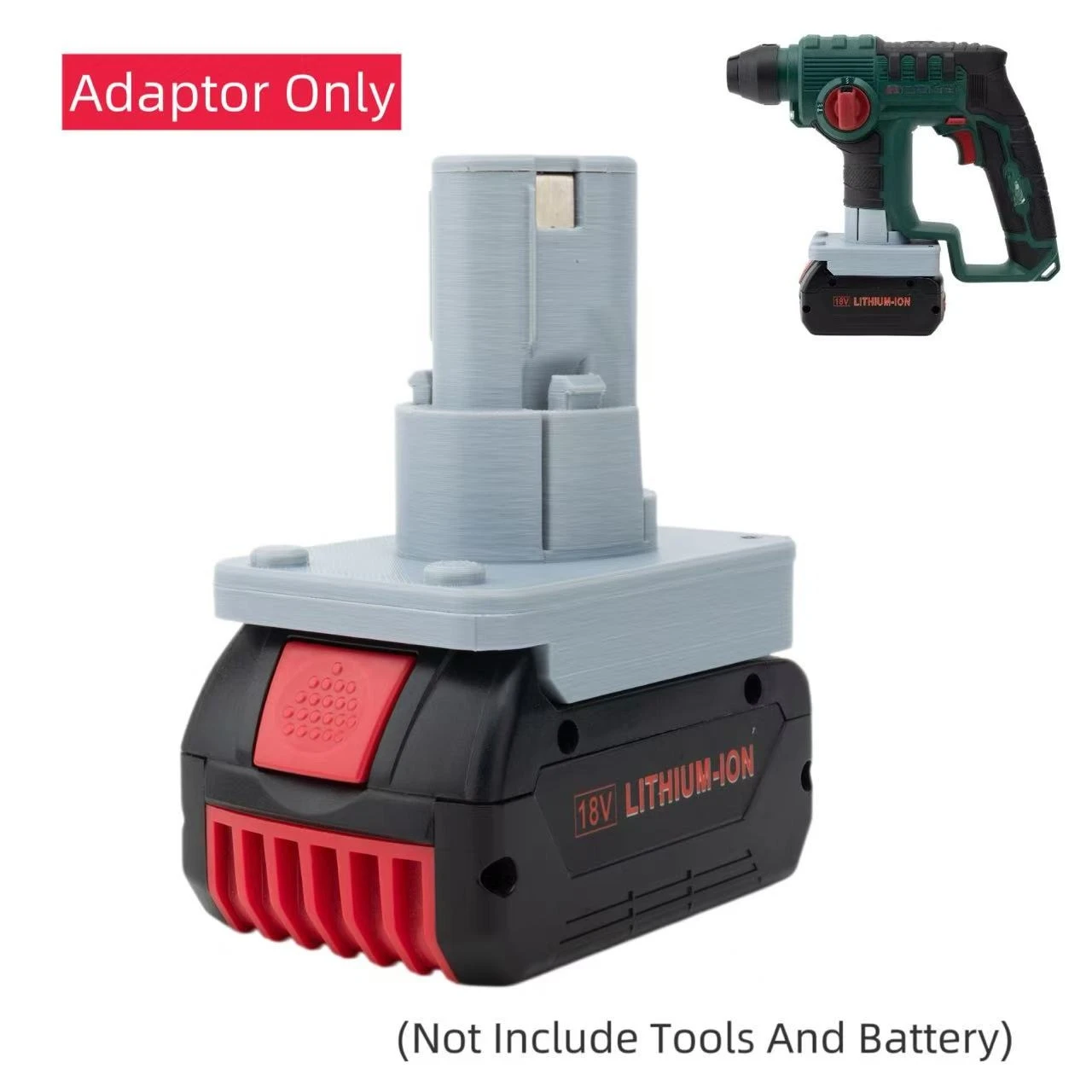 x12v For Dewalt/Makita/Milwaukee/Bosch 18V Lithium Battery To Parkside X12V Tools Adapter  (Not Include Tools and Battery)